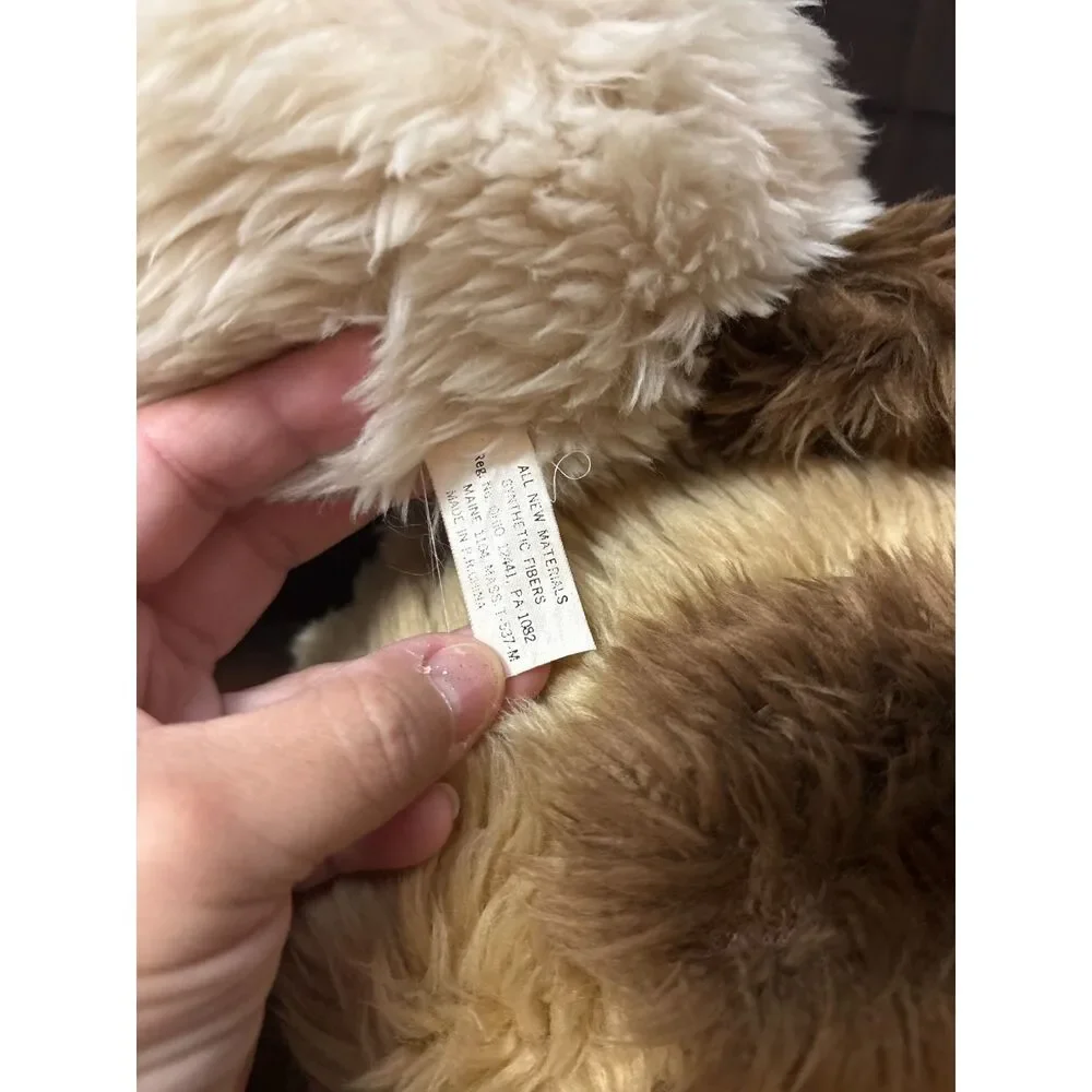 Vintage 1980's Lot Chosun International Plush Realistic Dog